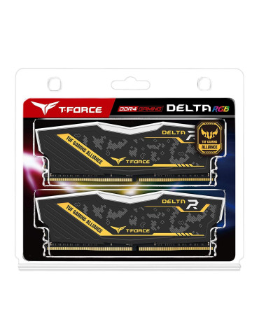 RAM памет Team Group 16GB(2x8GB) 3200MHz Delta RGB TUF - TF9D416G3200HC16CDC01