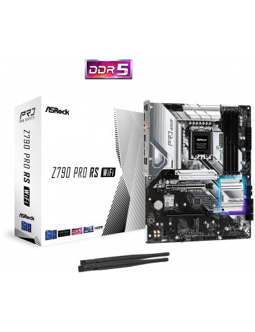 Дънна платка AsRock Z790 PRO RS WIFI /D5, LGA1700, DDR5, PCIe 5.0