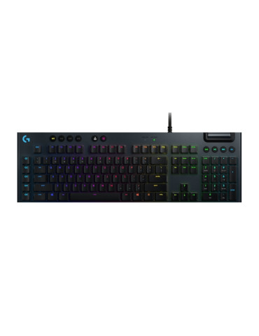 Механична геймърска клавиатура Logitech G815 LIGHTSPEED RGB GL Tactile - CARBON