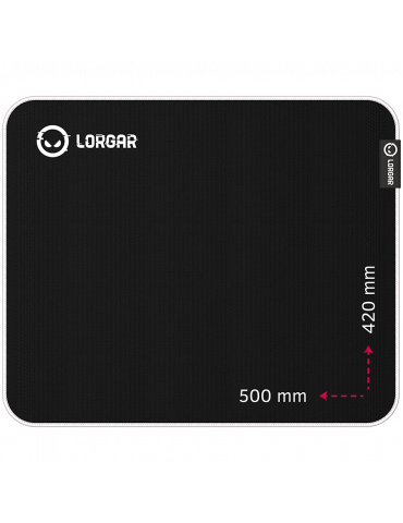 Геймърски пад Lorgar Legacer 755, Ultra-gliding surface, Purple anti-slip rubber base, size: 500mm x 420mm x 3mm - LRG-CMP755