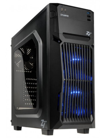 Кутия за компютър Zalman Case ATX Z1 NEO USB 3.0 черна с прозрачен капак