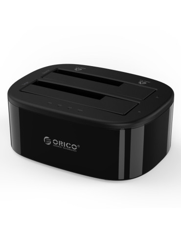 Докинг за диск Orico HDD/SSD 2 BAY Clone 2.5/3.5 USB3.0 - 6228US3-C