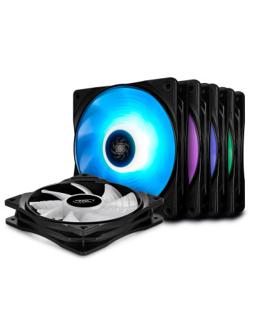 Комплект вентилатори DeepCool Pack 5-in-1 5x120mm RF120M RGB