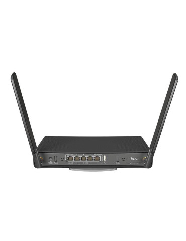 Рутер MikroTik RBD53iG-5HacD2HnD, CPU 719 MHz, Wi-Fi 5 (802.11ac), Двубандов (2,4 GHz / 5 GHz), Ethernet LAN, Черен - RBD53iG5HacD2