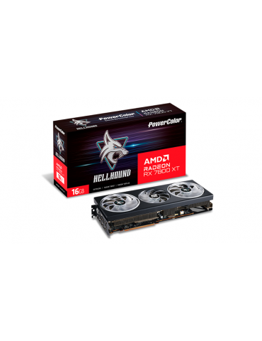 Видео кара PowerColor AMD Radeon RX 7800 XT Hellhound 16GB GDDR6 - RX7800XT 16G-L/OC