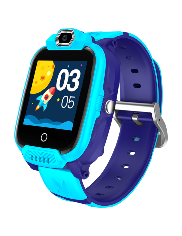 Смарт часовник Canyon Jondy KW-44, Kids smartwatch, 1.44'' IPS, Nano SIM card, 192+128MB, GSM(B3/B8), LTE, GPS, Blue - CNE-KW44BL