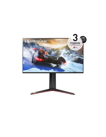 Монитор LG 27GP95RP-B, 27", UltraGear Nano IPS 1ms, AG, UHD 4K 144Hz, HDR 600, DCI-P3 98%, USB3.0, AMD Free-sync, NVIDIA G-Sync, HDMI 2.1, DP