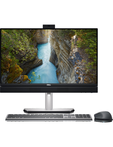 Компютър Dell Optiplex 7410 AIO, Intel i7-13700, 23.8" FHD Touch, 16GB DDR5 RAM, 512GB SSD,  FHD Camera, WiFi 6E, BT, безжична клавиатура и мишка, Win 11 Pro - N004O7410AIO65WEMEA_VP