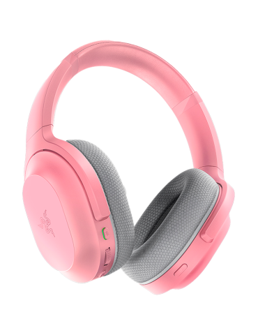 Безжични геймърски слушалки Razer Barracuda Pink, Dual Integrated Noise-Cancelling mics, Type-C, за PC, PlayStation - RZ04-03790300-R3M1