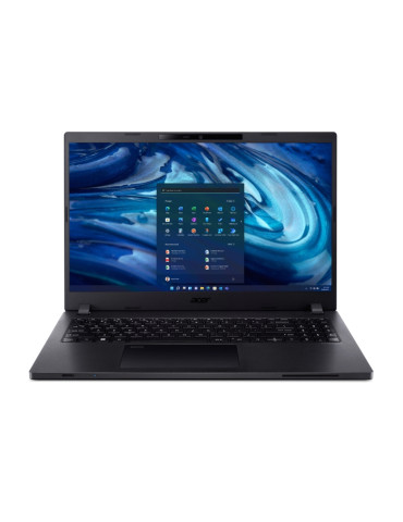 Лаптоп Acer Travelmate TMP215-54-57FS, Intel i5-1235U, 15.6" FHD AG IPS, 8GB RAM, 512GB SSD, FPR, Wi-Fi 6AX, BT 5.0, KB, Linux, Black - NX.VVAEX.00T