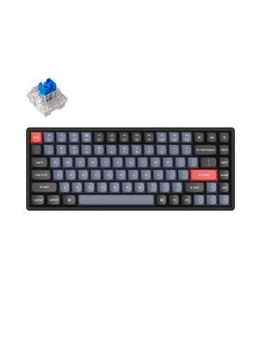 Геймърска механична клавиатура Keychron K2 Pro Hot-Swappable Keychron K Pro Mechanical Blue Switch, RGB Backlight Aluminium Frame - K2P-J2