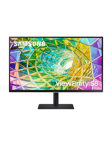 Монитор Samsung 27A800 , 27" IPS LED, 60Hz, 5ms, 3840x2160, HDR 10, Eye Saver, PBP, PIP, USB, DP, HDMI, USB, Headphone Jack, Black - LS27A800NMPXEN