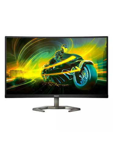 Монитор Philips 27M1C5500VL, 27" Curved 1500R VA WLED, 2560x1440 165Hz, 4ms GtG, 1ms MPRT, Adaptive sync, Low Blue Light, HDMI, DP