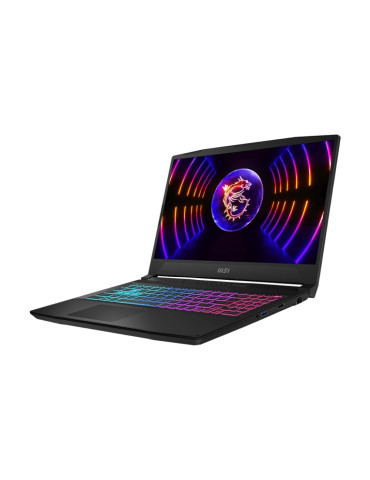 Лаптоп MSI Katana 15 B13VFK, Intel i7-13620H, 15.6" FHD 144Hz IPS, 16GB DDR5 RAM, 512GB SSD, Nvidia RTX 4060 GDDR6 8GB,RGB Kbd, No OS - 9S7-158571-201