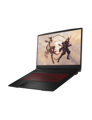 Лаптоп MSI KATANA GF76 12UE-811XBG, Intel i7-12700H, 17.30'' FHD, 144Hz 45% NTSC, 16GB RAM, 1TB SSD, NVIDIA GeForce RTX 3060 6GB GDDR6 - 9S7-17L322-811