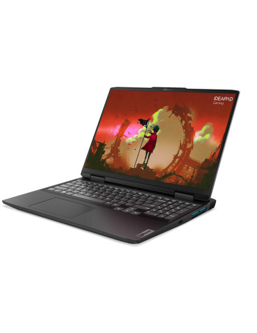 Лаптоп Lenovo IdeaPad GAMING 3, AMD Ryzen 5 6600H, 16" WUXGA  IPS 165Hz, 100% sRGB, FreeSync,  16GB RAM, 512GB SSD, NVIDIA GeForce RTX 3050 Ti 4GB GDDR6 - 82SC0076BM