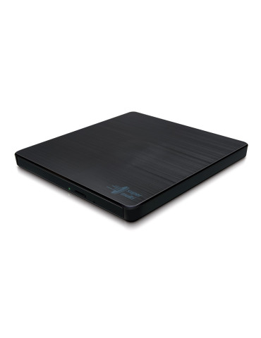 Външно оптично устройство Hitachi-LG GP60 USB3.0 CD/DVD Slim, черен - GP60NB60.AUAE12B