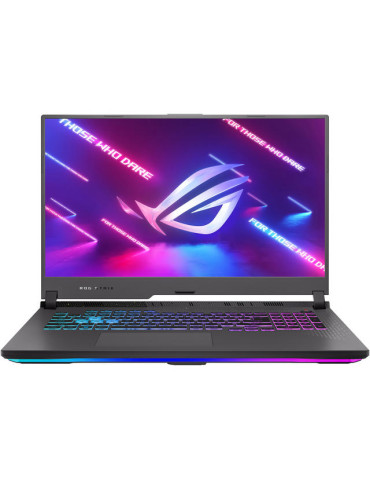 Лаптоп Asus ROG Strix G17 G713RM-KH011, AMD Ryzen 7 6800H, 17.3" FHD IPS 360Hz, 16GB RAM DDR5, 1TB SSD, RTX 3060 6GB - 90NR08K4-M006U0