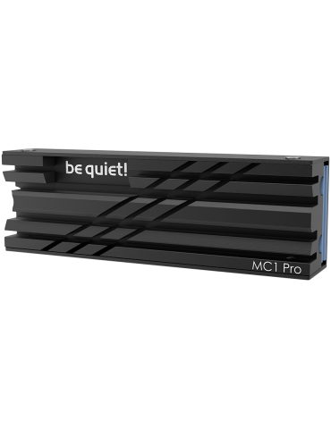 Охладител за SSD be quiet! M.2 SSD cooler MC1 Pro COOLER, Integrated heat pipe, Fits single and double sided M.2 2280 modules, black - BZ003