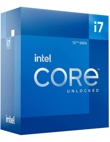 Процесор Intel Alder Lake Core i7-12700KF, 12 Cores, 20 Threads (3.6GHz Up to 5.0GHz, 25MB, LGA1700), 125W, BOX -  BX8071512700KF