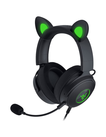 Геймърски слушалки Razer Kraken Kitty V2 Pro, Razer Chroma RGB, Stream Reactive Lighting, Passive noise-canceling Microphone - RZ04-04510100-R3M1