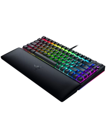 Геймърска клавиатура Razer BlackWidow V4 75%, US Layout, Razer Chroma RGB, Hot-swappable Design, Detachable Type C Cable,Up to 8,000 Hz polling rate  - RZ03-05000100-R3M1