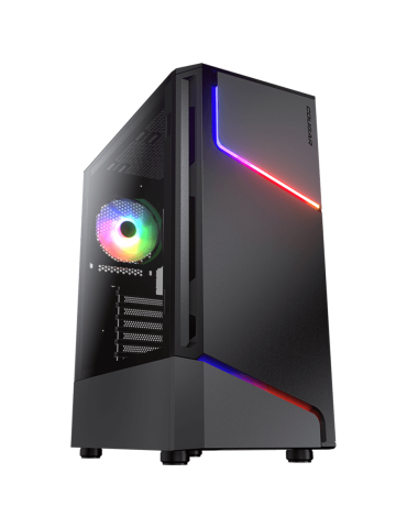 Кутия за компютър Cougar MX360 RGB, Mid Tower, 3x 120 ARGB Fans, Tempered Glass - CG385CC600001