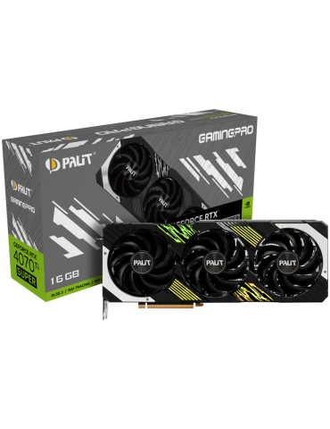 Видео карта Palit Nvidia GeForce RTX 4070Ti Super GamingPro OC 16GB GDDR6X, 256 bit - NED47TSH19T2-1043A