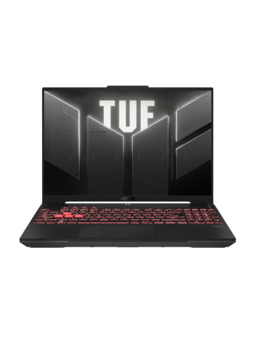 Лаптоп Asus TUF F16 FA607PV-N3021, AMD Ryzen 9 7845HX , 16" FHD+ (1920x1200) 165Hz, 16GB DDR5 RAM, 1TB SSD, Nvidia RTX 4060 GDDR6, Backlit Chiclet Keyboard 1-Zone RGB, no OS, Mecha Gray - 90NR0IX3-M002E0