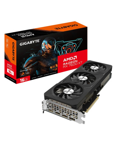 Видео карта Gigabyte Radeon RX 7600 XT GAMING OC 16G, 128bit - R76XTGAMING OC-16GD