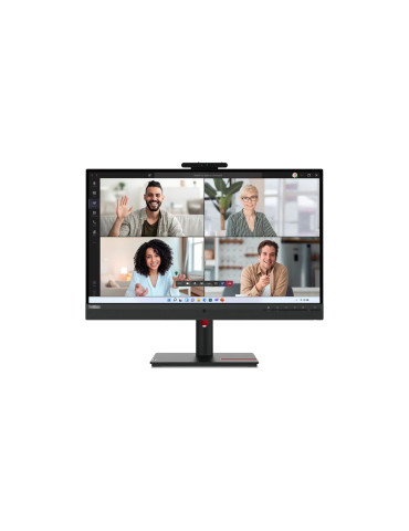 Монитор Lenovo ThinkVision T27hv-30 27" IPS, WLED, 16:9, 2560x1440, 4ms, 75Hz, 5MP IR&RGB camera, 5Wx2, USB-C, HDMI, DP, RJ45 - 63D6UAT3EU