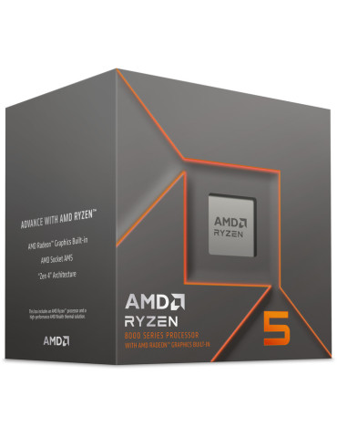 Процесор AMD CPU Desktop Ryzen 5 6C/12T 8500G (3.8/5.0GHz Max, 22MB,65W,AM5) box - 100-100000931BOX