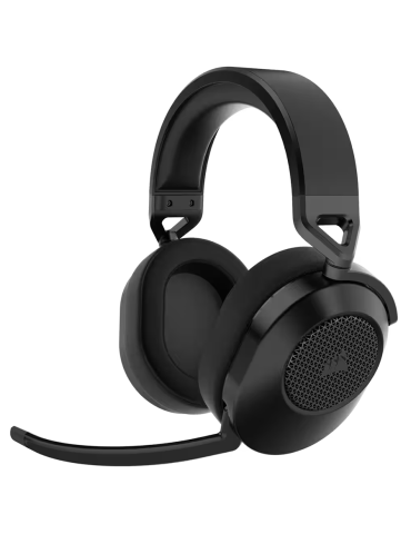 Bluetooth геймърски слушалки Corsair HS65, Carbon, v2 (EU) - CA-9011285-EU2