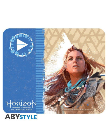 Геймърски пад ABYSTYLE HORIZON RAW MATERIALS, "Aloy Tribal", 235 х 195 x 3мм - ABYACC523