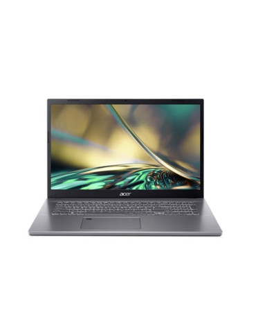 Лаптоп Acer Aspire 5 A517-53-57ZF, Intel Core i5-12450H, 17.3" FHD IPS AG, 16GB RAM, 512GB SSD, Backlit Kbd, No OS, Gray - NX.KQBEX.00C