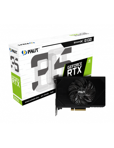 Видео карта Palit GeForce RTX 3050 STORMX 8GB GDDR6 - NE63050018P1-1070F