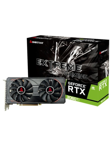 Видео карта Biostar GeForce RTX 3060 TI 8GB GDDR6 - VN3606TM82