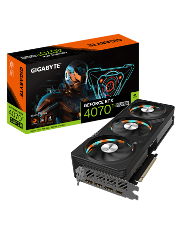 Видео карта Gigabyte GeForce RTX 4070 TI SUPER GAMING OC 16GB GDDR6X - GV-N407TSGAMING OC-16GD