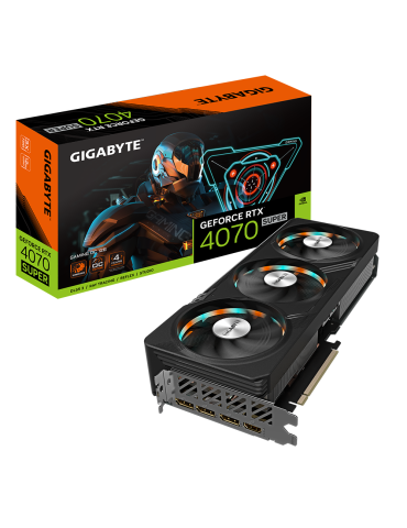 Видео карта Gigabyte GeForce RTX 4070 SUPER GAMING OC 12GB GDDR6X - GV-N407SGAMING OC-12GD