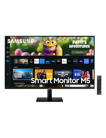 Монитор Samsung 32CM500 32" SMART VA 4ms, 60Hz, HDM,I USB, Speakers, Black - LS32CM500EUXDU