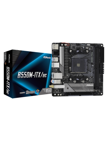 Дънна платка AsRock B550M-ITX/AC