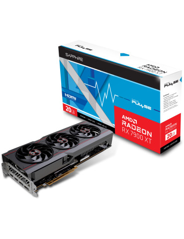 Видео карта Sapphire PULSE AMD Radeon RX 7900 XT 20G GDDR6, 320bit - 11323-02-20G