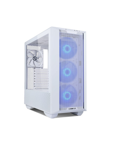 Кутия за компютър Lian Li LANCOOL III RGB Mid-Tower TG, Бял - GELI-910