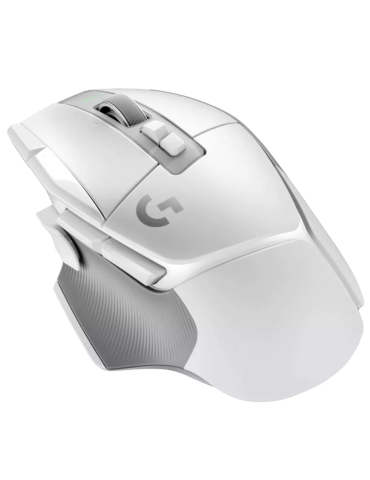 Безжична геймърска мишка Logitech G502 X Lightspeed, бял - 910-006189