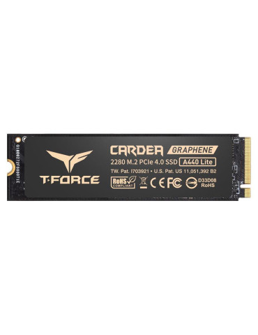 SSD диск Team Group 1TB T-Force Cardea A400 Lite, M.2 2280 PCI-e 4.0 x4 NVMe 1.4 - TM8FFQ001T0C129