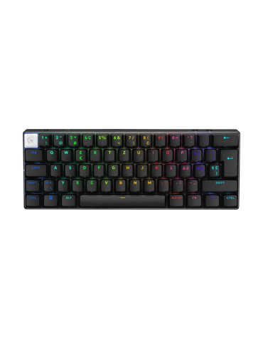 Геймърска клавиатура Logitech Pro X 60 Tactile black, KEYCONTROL, LIGHTSYNC, RGB, черен - 920-011911