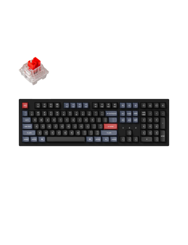 Геймърска механична клавиатура Keychron K10 Pro QMK Hot-Swappable Full-Size K Pro Red Switch White LED - K10P-G1