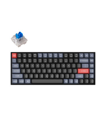 Геймърска механична клавиатура Keychron K2 Pro Hot-Swappable Keychron K Pro Mechanical Blue Switch, RGB Backlight Plastic Frame - K2P-H2