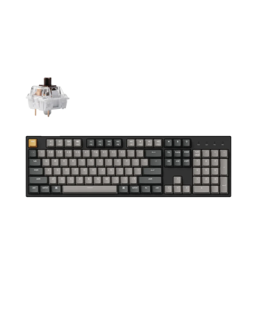 Геймърска механична клавиатура Keychron C2 Pro QMK/VIA Full-Size Keychron K Pro Brown Switch RGB Backlight - C2P-L3