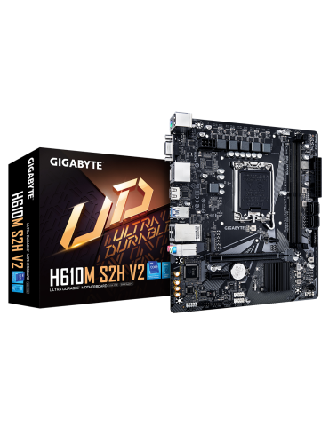 Дънна платка Gigabyte H610M-S2H V2, LGA1700, 2xDDR5, Micro ATX